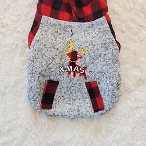 REVERSIBLE Christmas Hoodie. Size Small.